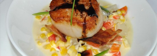 Recipes Maine Lobster Scallops With Sweet Corn And Macadamia