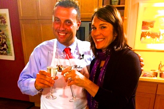Fred Bollaci with Chef Amy Chamberlain